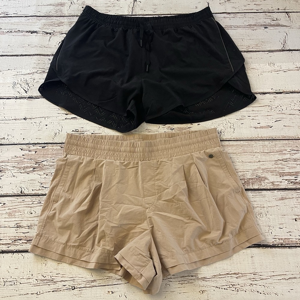 Calia Women's Journey Double Layered Hem High Rise Short Sandstone BALEAF XL Lot